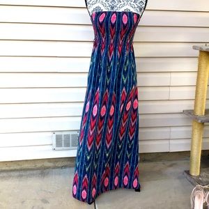 Strapless long dress